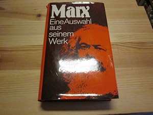 Immagine del venditore per Karl Marx. Eine Auswahl aus seinem Werk venduto da Versandantiquariat Schfer