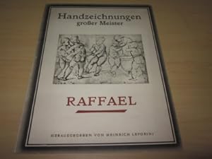 Bild des Verkufers fr Handzeichnungen groer Meister. Raffael. Acht Kupfertiefdrucke mit einleitendem Text zum Verkauf von Versandantiquariat Schfer