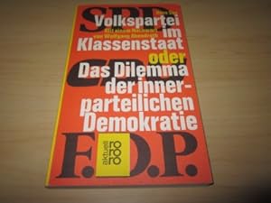 Immagine del venditore per Volkspartei im Klassenstaat oder Das Dilemma der innerparteilichen Demokratie venduto da Versandantiquariat Schfer