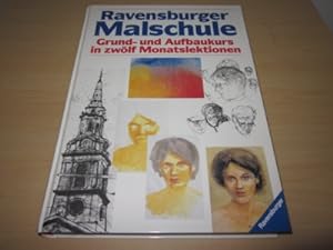 Imagen del vendedor de Ravensburger Malschule. Grund- und Aufbaukurs in zwlf Monatslektionen a la venta por Versandantiquariat Schfer