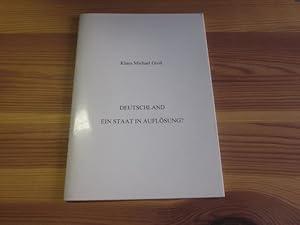 Immagine del venditore per Deutschland - ein Staat in Auflsung? venduto da Versandantiquariat Schfer