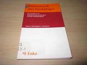 Seller image for Wrterbuch der Soziologie for sale by Versandantiquariat Schfer