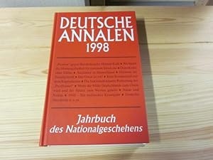 Imagen del vendedor de Deutsche Annalen 1998. Jahrbuch des Nationalgeschehens a la venta por Versandantiquariat Schfer