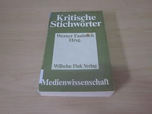 Immagine del venditore per Kritische Stichwrter zur Medienwissenschaft venduto da Versandantiquariat Schfer