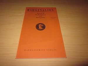 Seller image for Marginalien. Zeitschrift fr Buchkunst und Bibliophilie. 152. Heft (4, 1998) for sale by Versandantiquariat Schfer
