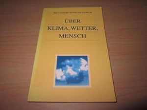 Imagen del vendedor de ber Klima, Wetter, Mensch a la venta por Versandantiquariat Schfer
