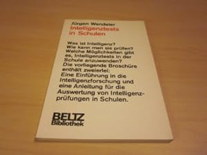 Imagen del vendedor de Intelligenztests in Schulen a la venta por Versandantiquariat Schfer