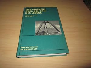 Seller image for ber den Sinn des Lebens. Die perspektivische Lebensform for sale by Versandantiquariat Schfer