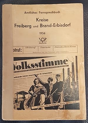 Amtliches Fernsprechbuch Kreise Freiberg und Brand-Erbisdorf 1956