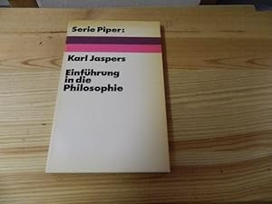 Image du vendeur pour Einfhrung in die Philosophie mis en vente par Versandantiquariat Schfer