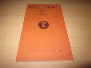 Bild des Verkufers fr Marginalien. Zeitschrift fr Buchkunst und Bibliophilie. 153. Heft (1, 1999) zum Verkauf von Versandantiquariat Schfer