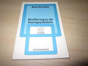 Bild des Verkufers fr Einfhrung in die Sozialpsychiatrie zum Verkauf von Versandantiquariat Schfer