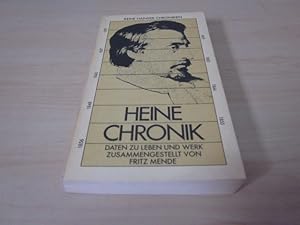 Imagen del vendedor de Heine Chronik. Daten zu Leben und Werk a la venta por Versandantiquariat Schfer