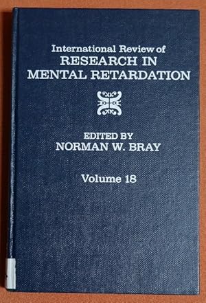 Seller image for International Review of Research in Mental Retardation (Volume 18) for sale by GuthrieBooks