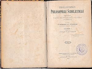 Praelectiones Philosophiae Scholasticae, vol 1 logicam et ideologiam