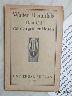 Don Gil von den grünen Hosen. Musikalische Komödie in drei Aufzügen nach dem Spanischen des Tirso...