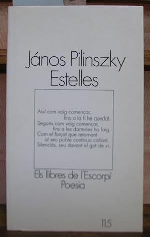 Imagen del vendedor de ESTELLES (1971-72). Traducci de Balazs Deri. Revisi de Kalman Faluba i Francesc Vallverd a la venta por LLIBRES del SENDERI