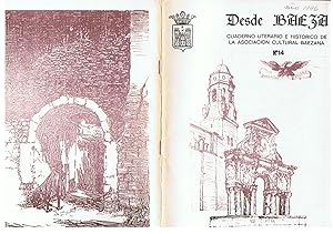 Bild des Verkufers fr DESDE BAEZA. Cuaderno Literario e Histrico de la Asociacin Cultural Baezana. Ao 1986. N 14. zum Verkauf von Librera Torren de Rueda