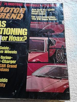 Motor Trend [Magazine]; Volume 25, Number 5; May 1973 [Periodical]