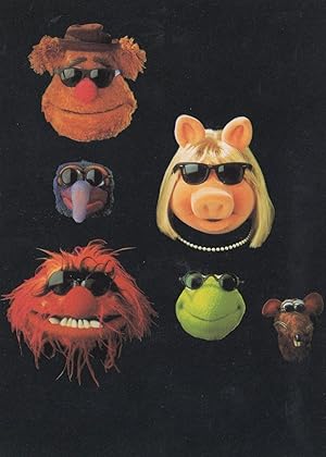 The Muppets Cast Incognito Sunglasses Postcard