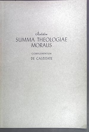 Imagen del vendedor de Summa theologiae moralis. Complementum de castitate. a la venta por books4less (Versandantiquariat Petra Gros GmbH & Co. KG)