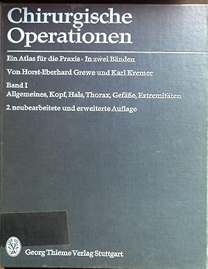 Immagine del venditore per Chirurgische Operationen; Bd. 1., Allgemeines, Kopf, Hals, Thorax, Gefsse, Extremitten. venduto da books4less (Versandantiquariat Petra Gros GmbH & Co. KG)