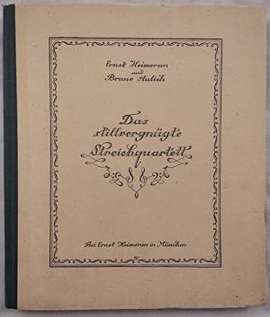 Seller image for Das stillvergngte Streichquartett. for sale by KULTur-Antiquariat
