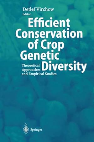 Bild des Verkufers fr Efficient Conservation Of Crop Genetic Diversity : Theoretical Approaches And Empirical Studies zum Verkauf von AHA-BUCH GmbH