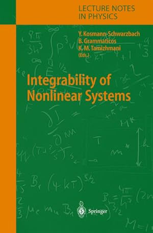 Seller image for Integrability of Nonlinear Systems for sale by AHA-BUCH GmbH
