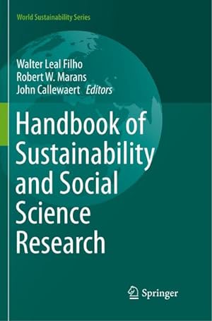 Bild des Verkufers fr Handbook of Sustainability and Social Science Research zum Verkauf von AHA-BUCH GmbH