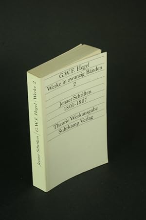Bild des Verkufers fr Jenaer Schriften: (1801-1807) - Hegel: Theorie Werkausgabe, Bd. 2. zum Verkauf von Steven Wolfe Books