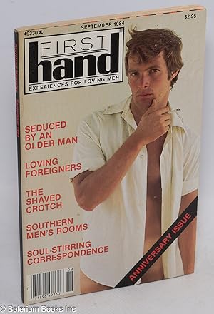 Seller image for FirstHand: experiences for loving men; vol. 4, #9, September 1984: Seduced by an Older Man for sale by Bolerium Books Inc.