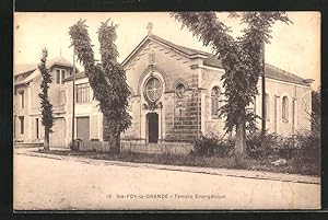 Bild des Verkufers fr Carte postale Ste-Foy-la-Grande, Temple Evangelique zum Verkauf von Bartko-Reher