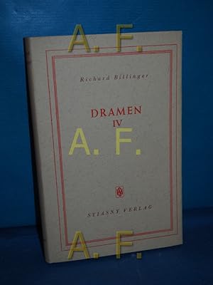 Seller image for Dramen: Das Siel vom Erasmus Grasser, Paracelsus, Der Zentaur (Gesammelte Werke, Dramen, Band 4) for sale by Antiquarische Fundgrube e.U.