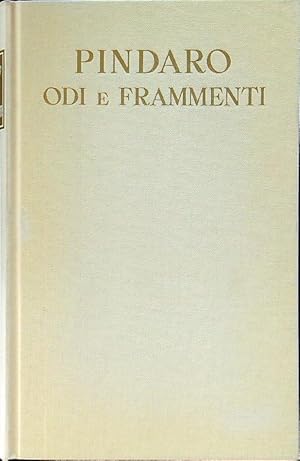 Bild des Verkufers fr Odi e frammenti. zum Verkauf von Librodifaccia