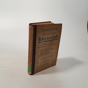 Bild des Verkufers fr Das Buch der Reden und Toaste. zum Verkauf von Antiquariat Bookfarm