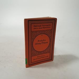 Seller image for Schninghs Textausgaben alter und neuer Schriftsteller. Bd. 38. Sophokles Knig dipus. Ein Trauerspiel. for sale by Antiquariat Bookfarm