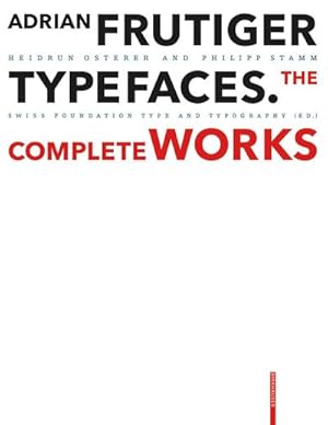 Bild des Verkufers fr Adrian Frutiger - Typefaces : Complete Works zum Verkauf von AHA-BUCH GmbH