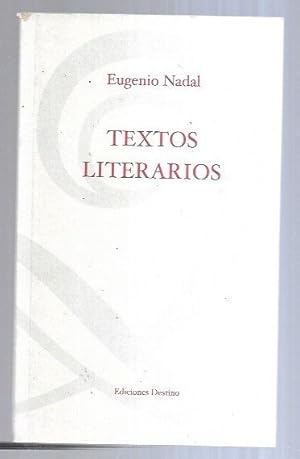 Imagen del vendedor de TEXTOS LITERARIOS a la venta por Desvn del Libro / Desvan del Libro, SL