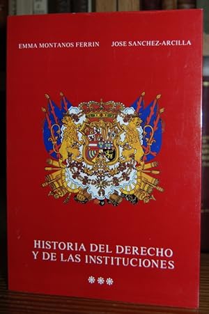 Imagen del vendedor de HISTORIA DEL DERECHO Y DE LAS INSTITUCIONES. Tomo III a la venta por Fbula Libros (Librera Jimnez-Bravo)