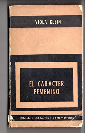 Seller image for EL CARACTER FEMENINO for sale by Gustavo I. Gonzalez