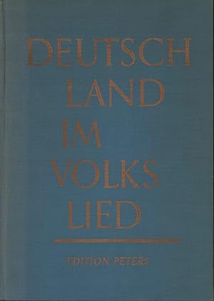 Imagen del vendedor de Deutschland im Volkslied. 714 Lieder aus den deutschsprachigen Landschaften und aus Europa. Mit Texten u. Quellenangaben, einstimmig. Mit Untersttzung d. Deutschen Volkslied-Archivs hrsg. a la venta por Antiquariat Reinhold Pabel