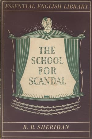 Seller image for The school for scandal. for sale by Librairie Et Ctera (et caetera) - Sophie Rosire
