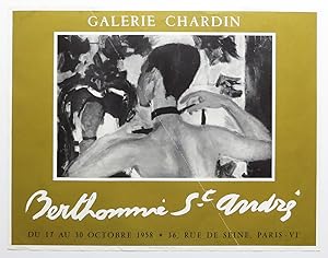 BERTHOMMÉ ST ANDRÉ. (Affiche d'exposition / exhibition poster).