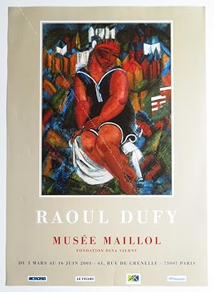 Image du vendeur pour Raoul DUFY. (Affiche d'exposition / exhibition poster). mis en vente par Librairie-Galerie Dorbes Tobeart