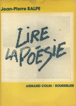 Seller image for Lire la posie. Ou : une langue dans tous ses tats. for sale by Librairie Et Ctera (et caetera) - Sophie Rosire