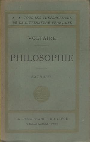 Philosophie. Extraits. Vers 1930.