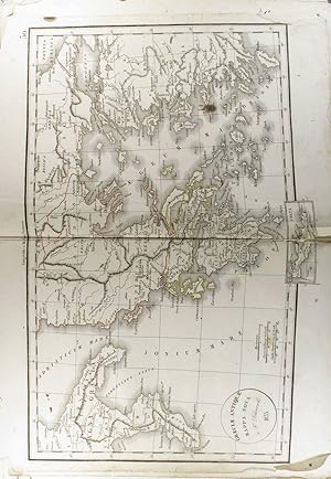 Graeciae Antiquae Mappa Nova. (Carte de la Grèce antique dressée en 1833).