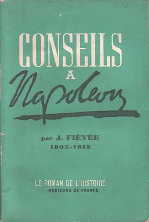 Seller image for Conseils  Napolon (1802-1813). Vers 1941. for sale by Librairie Et Ctera (et caetera) - Sophie Rosire