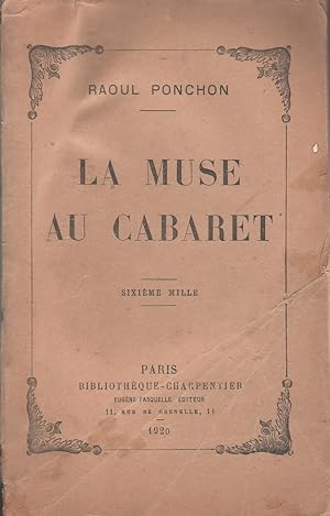 Seller image for La muse au cabaret. for sale by Librairie Et Ctera (et caetera) - Sophie Rosire